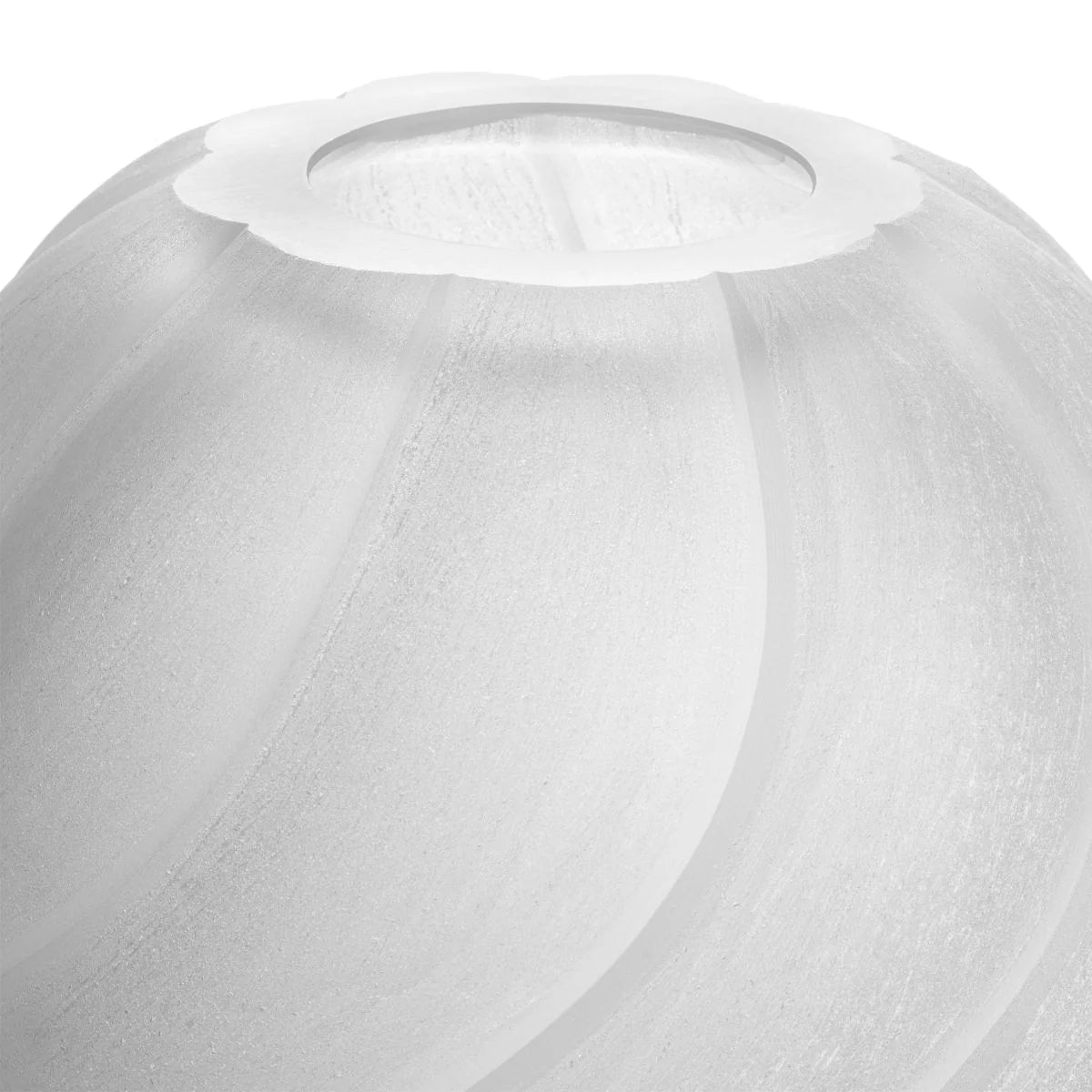 Sicilia Small Vase - Frosted White