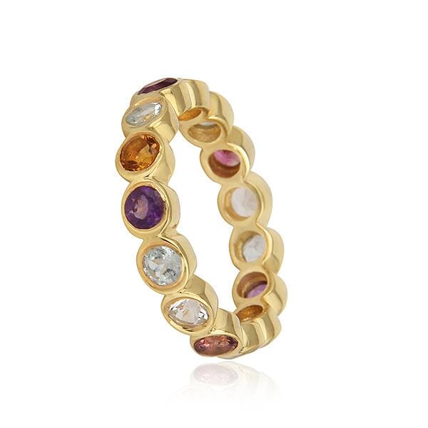 18ct Vermeil Multi Gemstone Ring - BARNBURY