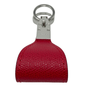 Red Leather Valet Keyring - Barnbury