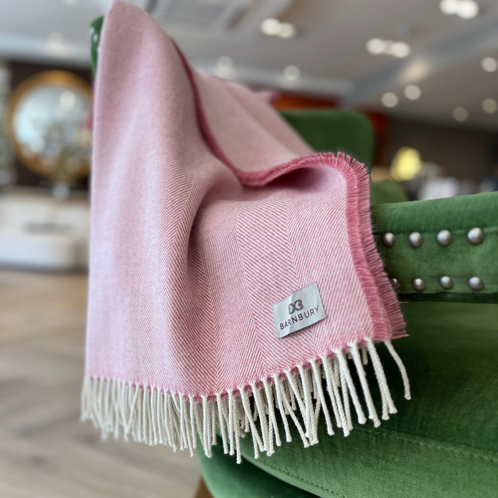 Rosebay Supersoft Merino Herringbone Throw