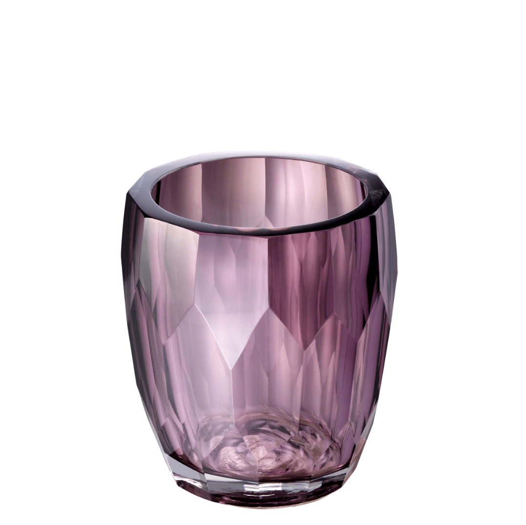 Amethyst Faceted Vase Bowls and Vases Barnbury