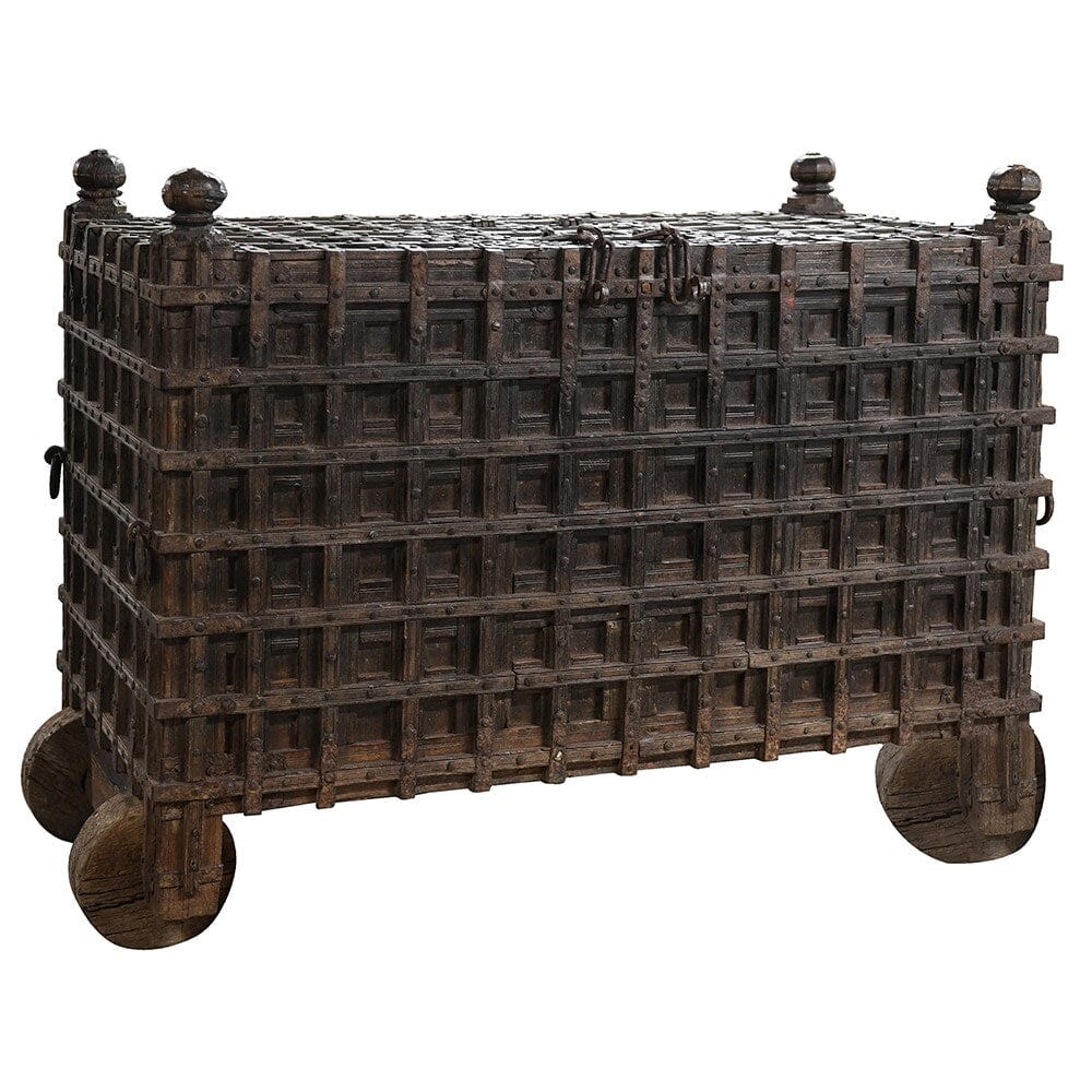 Antique Indian Damchiya (Dowry Chest) - BARNBURY