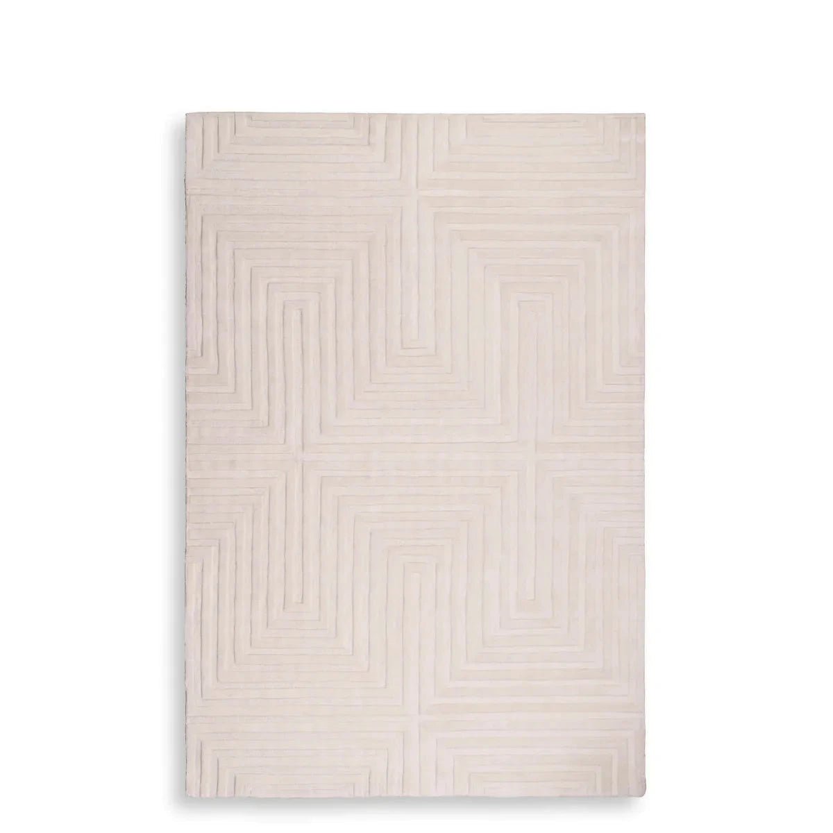 Breck Ivory Wool Rug - BARNBURY