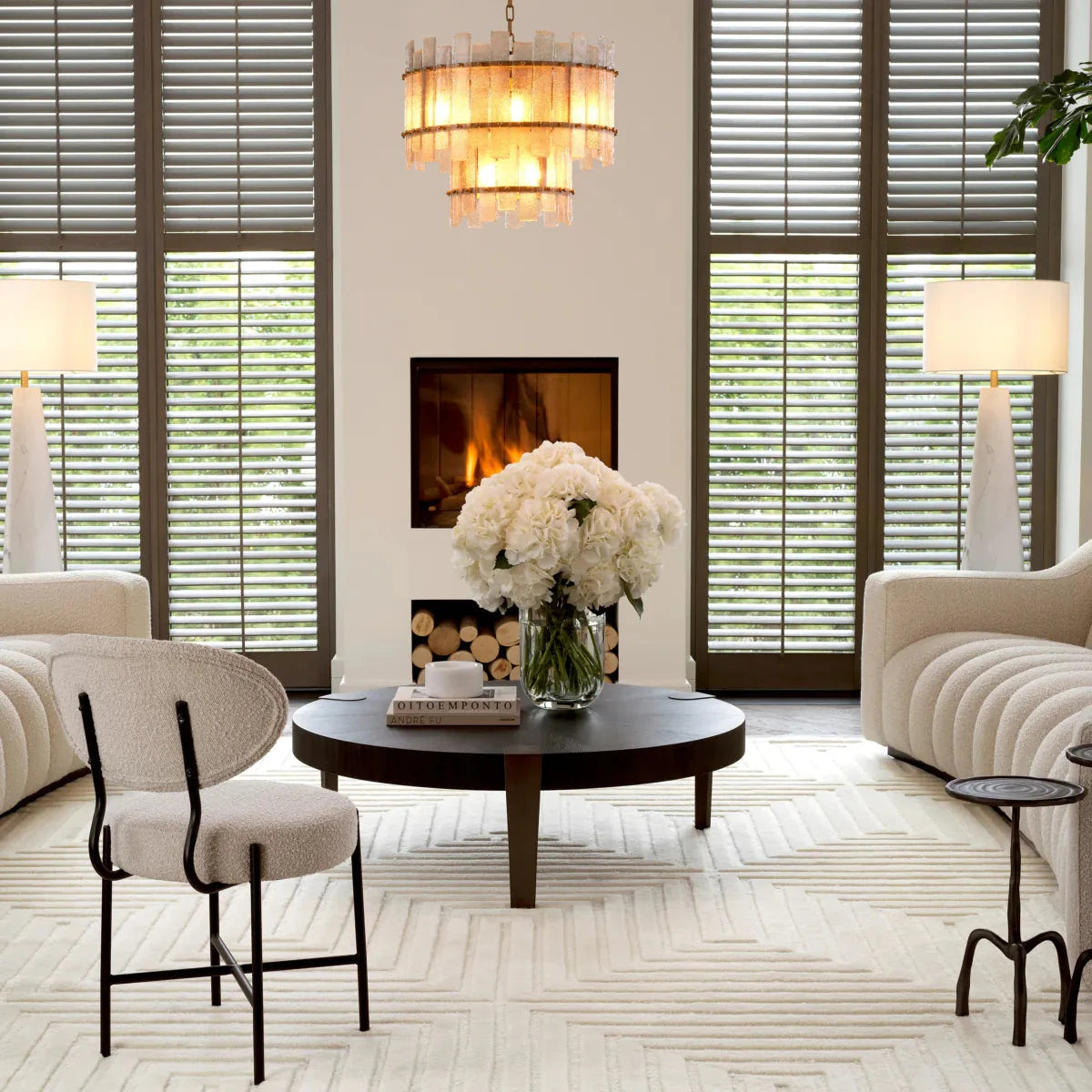 Breck Ivory Wool Rug Rug Eichholtz