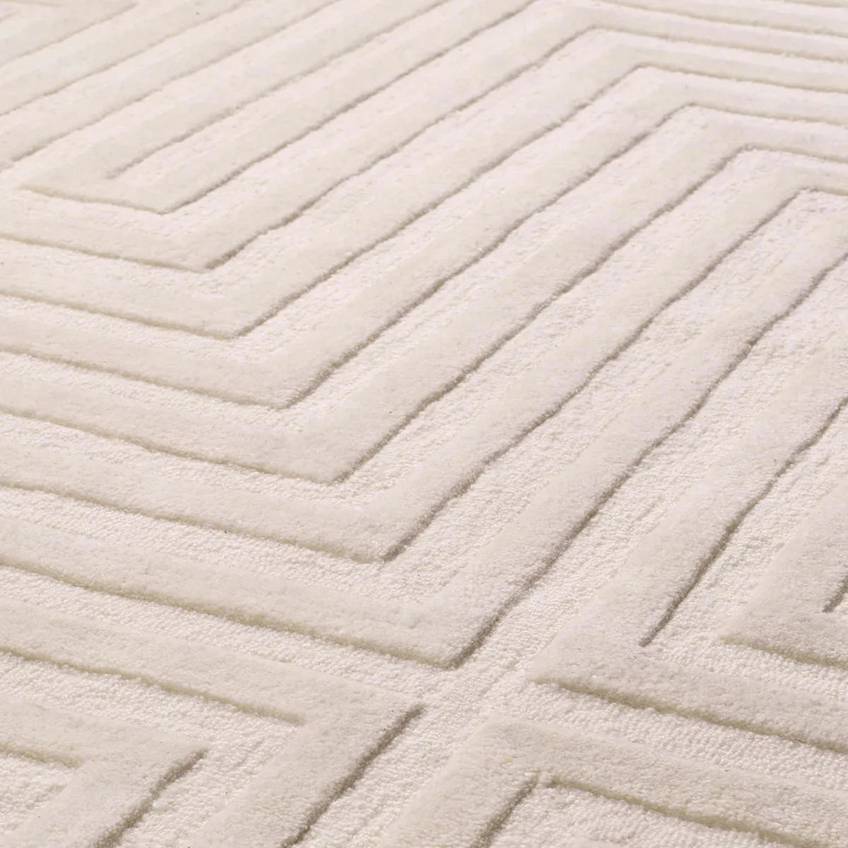 Breck Ivory Wool Rug Rug Eichholtz