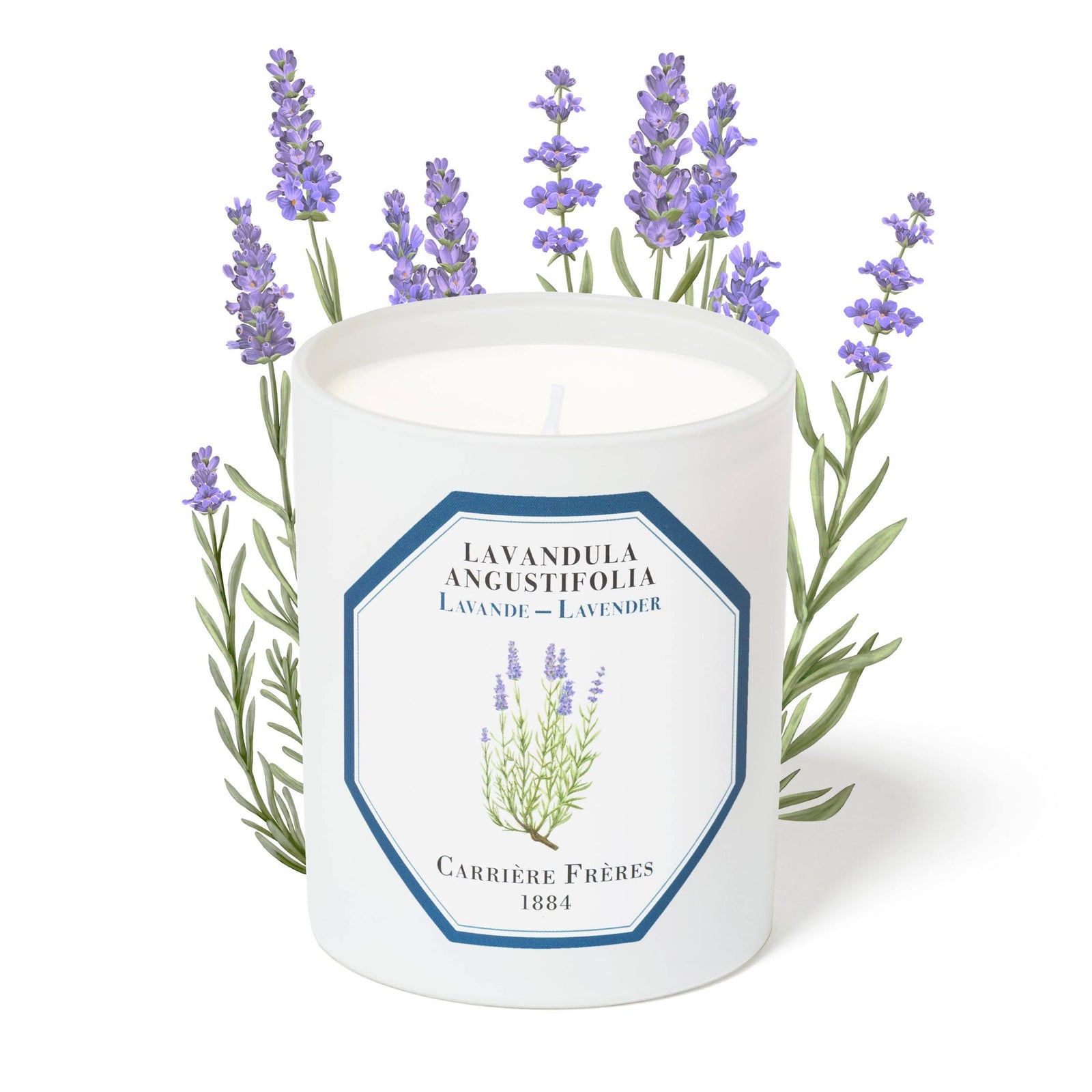 Carrière Frères Lavender Scented Candle Scented Candle Carrière Frères