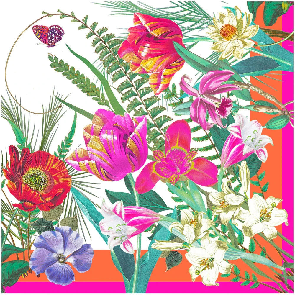 Caspari La Dolce Vita Cloth Dinner Napkins - Set of 4 Napkins Caspari