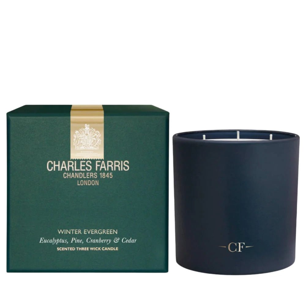 Charles Farris Winter Evergreen Scented Candle - BARNBURY