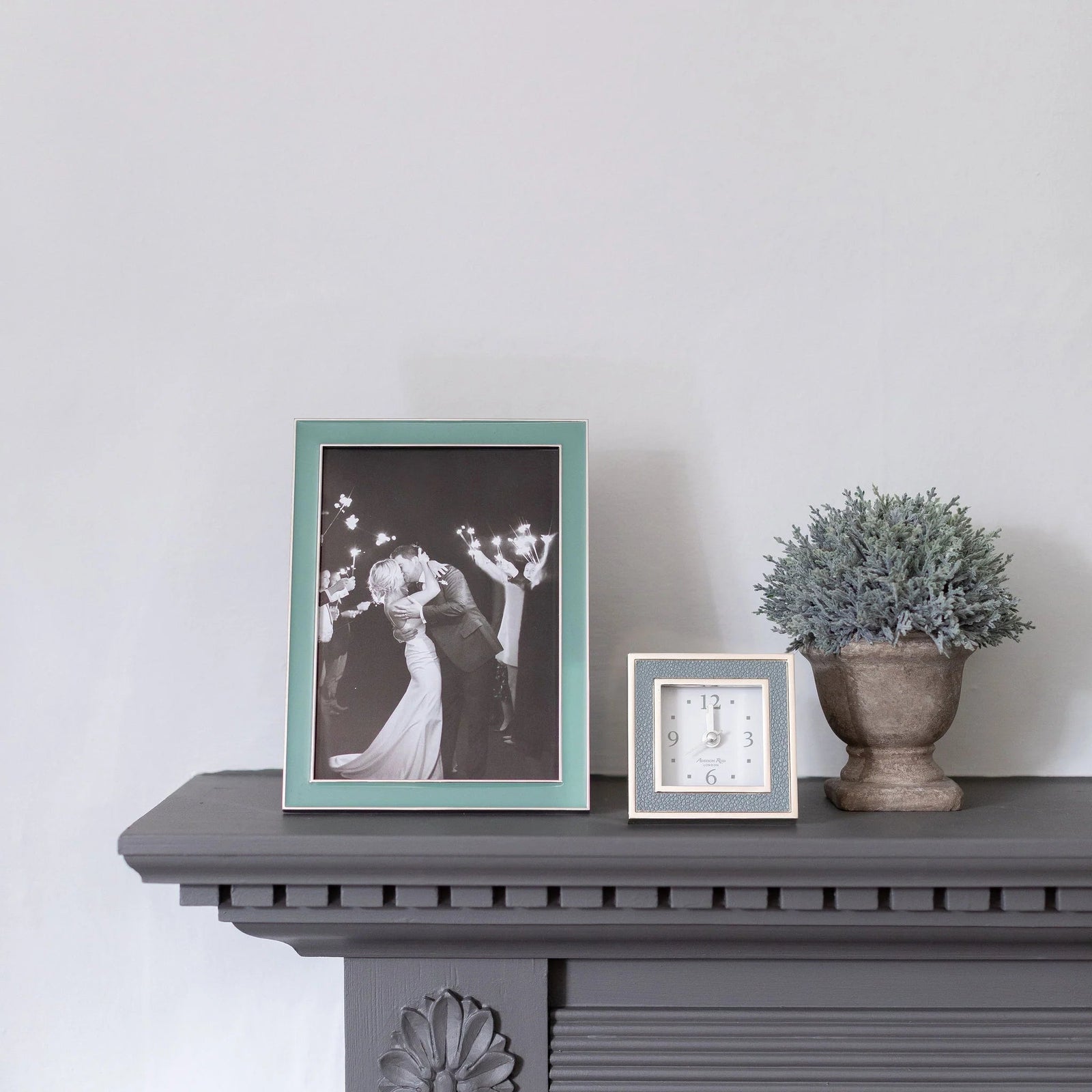 Duck Egg Enamel Frame - BARNBURY