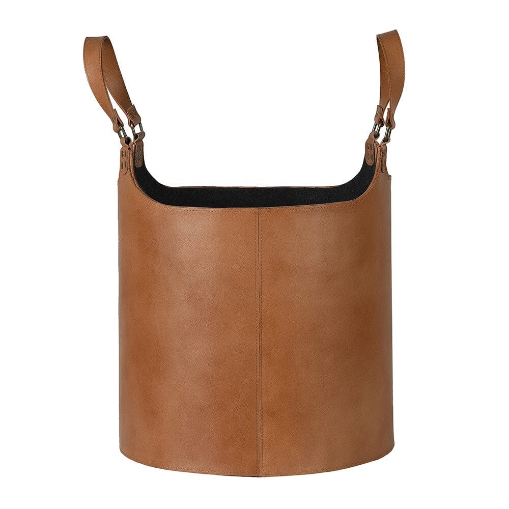 Farmcote Leather Basket - BARNBURY