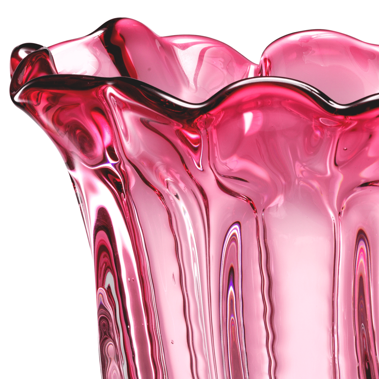 Hand Blown Large Caliente Vase - BARNBURY