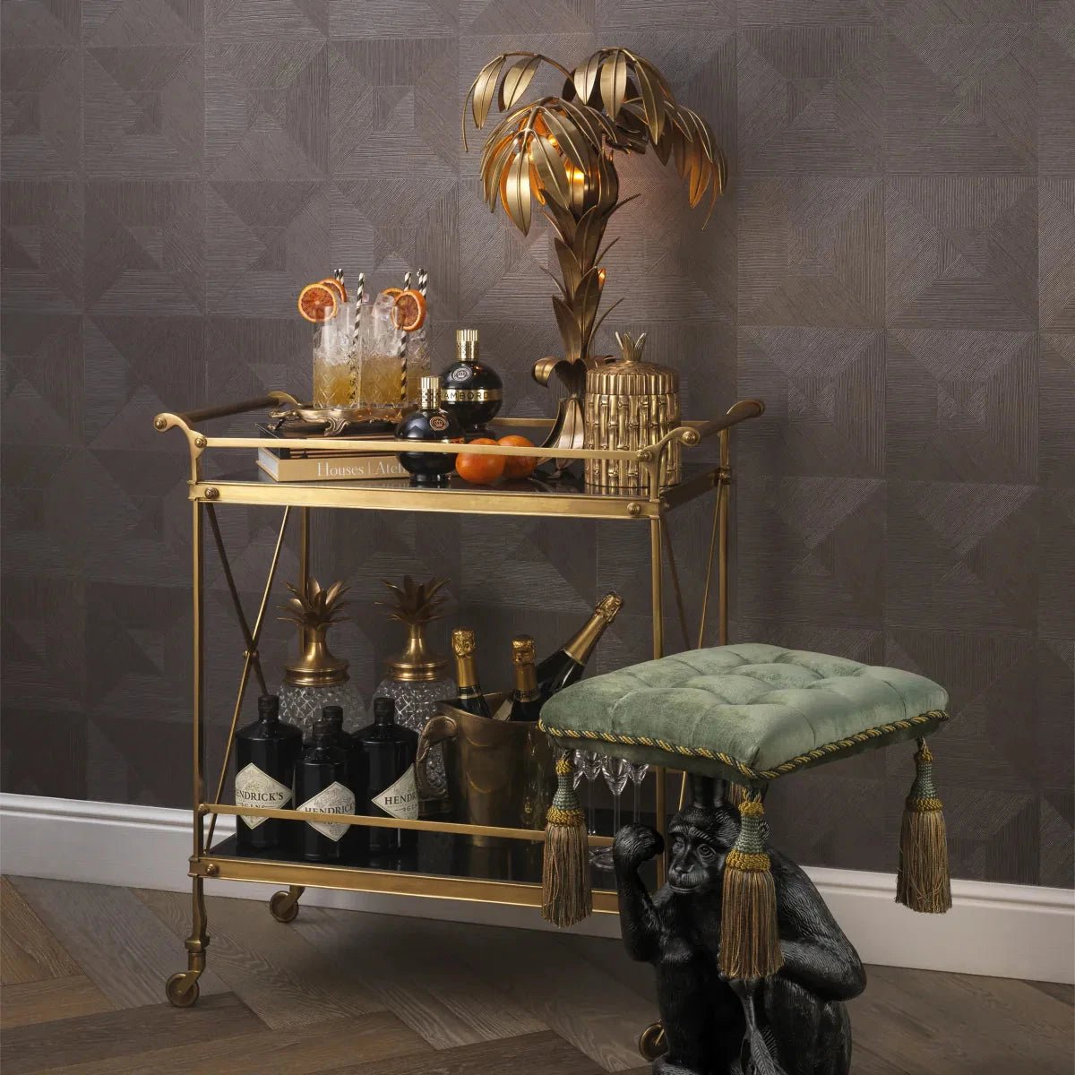 Hollywood Palm Table Lamp - BARNBURY