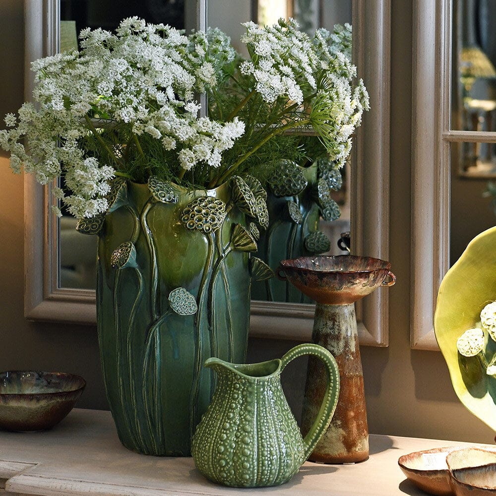 Lotus Seed Head Vase Vases Barnbury