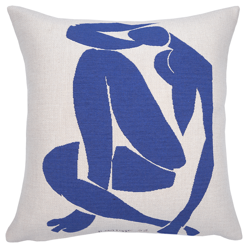 Matisse Blue Nude IV 45cm Cushion - BARNBURY
