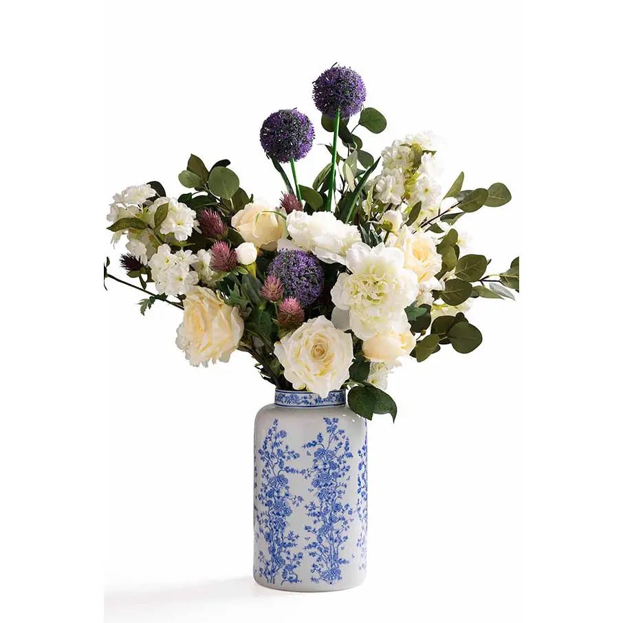 Purple Sensation Faux Flower Bouquet - BARNBURY