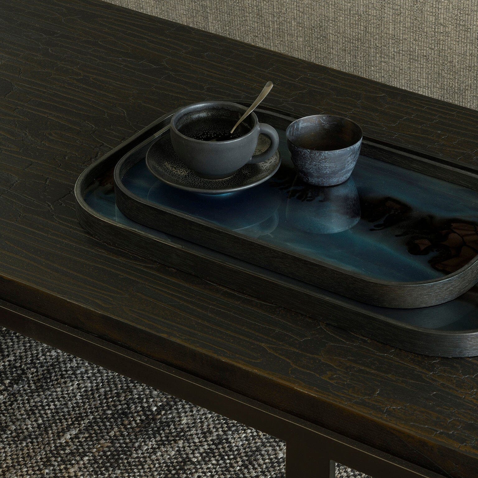 Rectangle Slate Organic Tray - BARNBURY