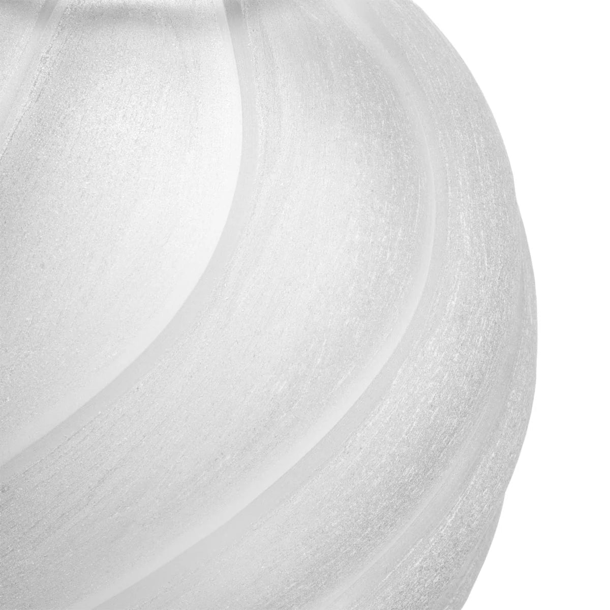 Sicilia Small Vase - Frosted White - BARNBURY