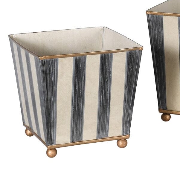 Small Grey Ascot Metal Planter planter Barnbury