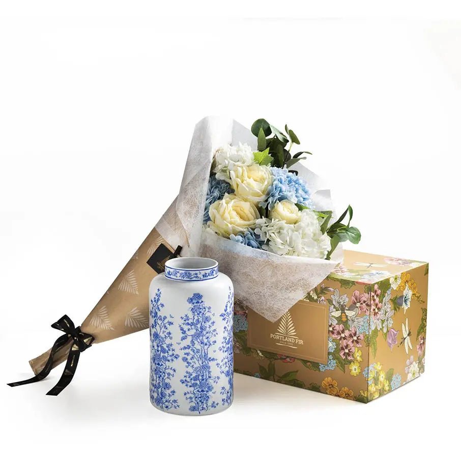 Tea of Heaven Faux Flower Bouquet - BARNBURY