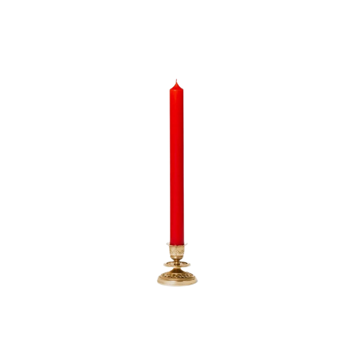 Trudon Gold Plated Chiselled Candlestick Candle Holder Cire Trudon