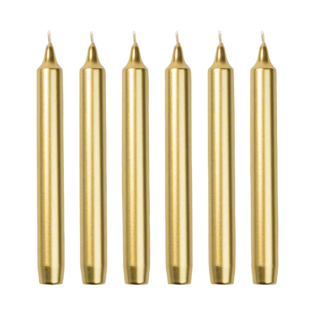 6 Trudon Gold Madeleine Candles - BARNBURY