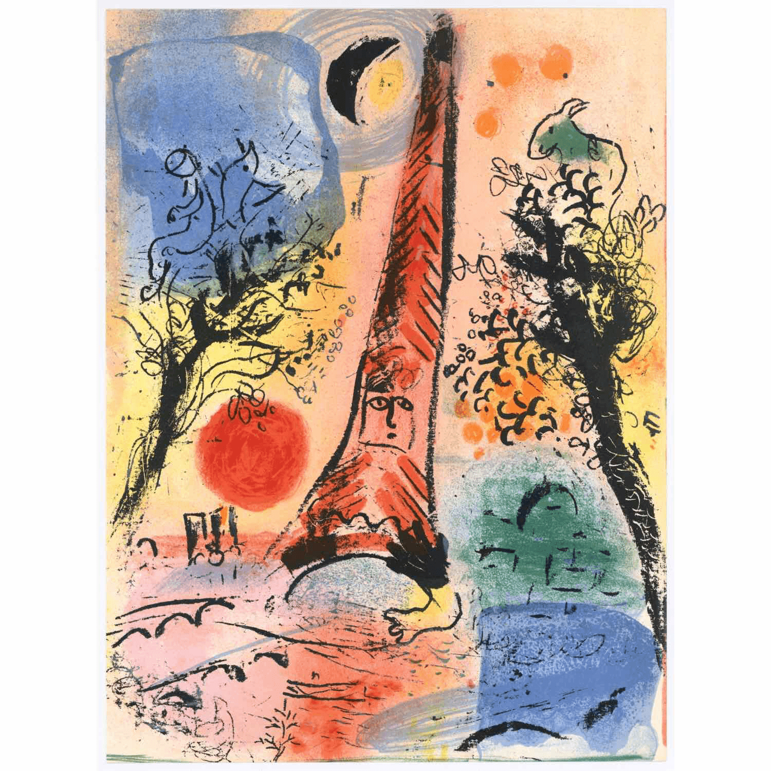 Marc Chagall - Vision de Paris - Barnbury