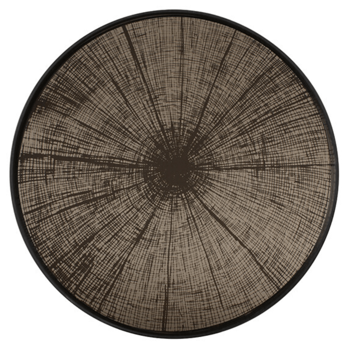 Bronze Slice Mirror Tray Tray Ethnicraft