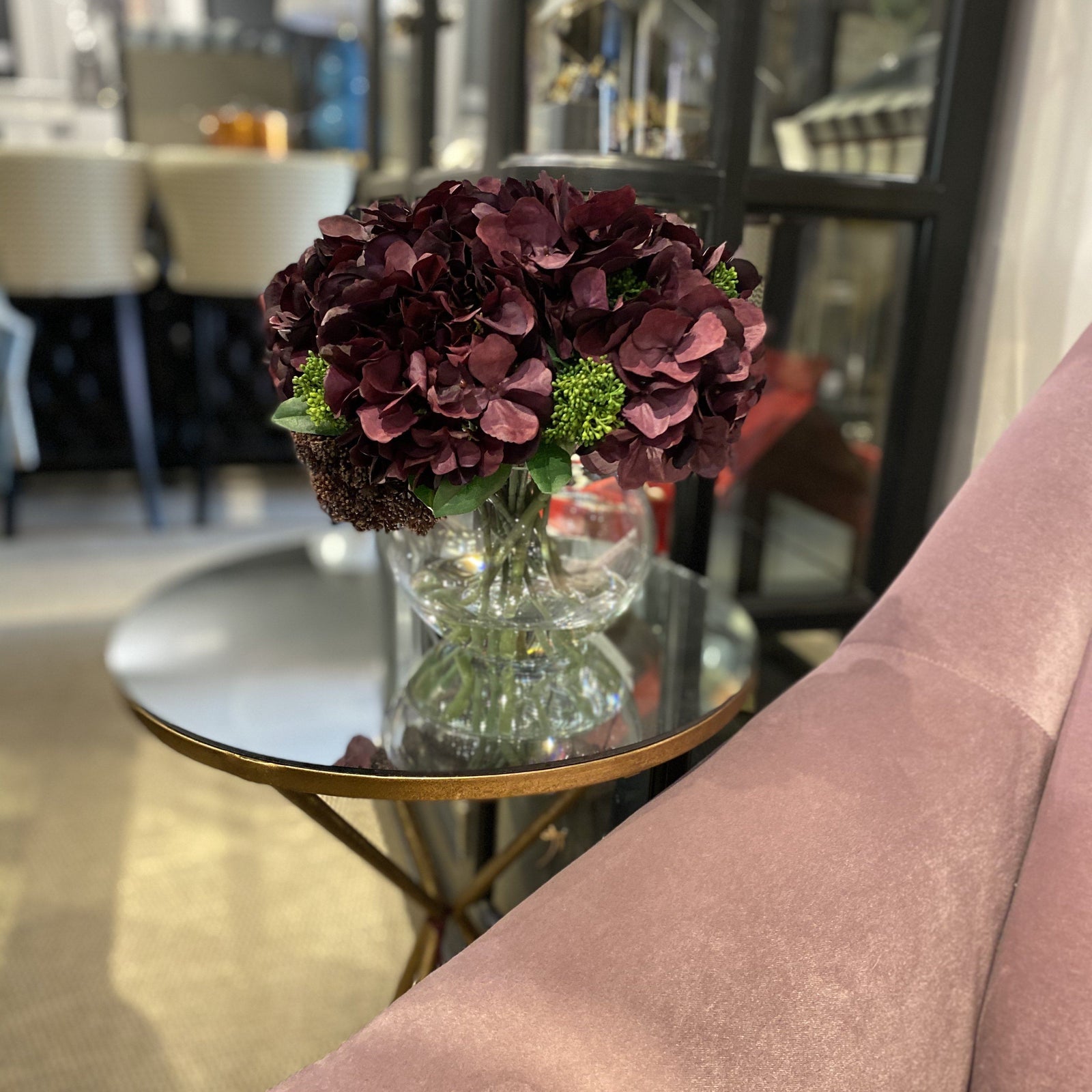 Dakota Gilt Tripod Table Table Barnbury