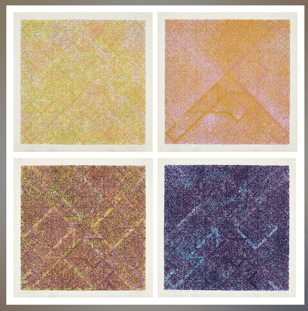 David Leverett - Le Quattro Stagioni Screenprint Barnbury