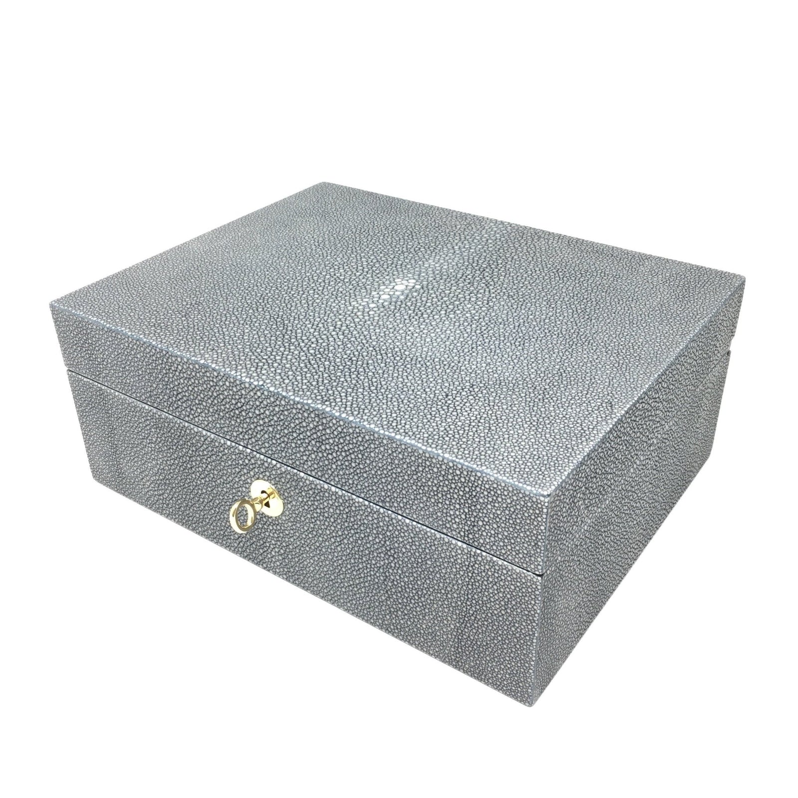 Handcrafted Shagreen Jewellery Box - BARNBURY