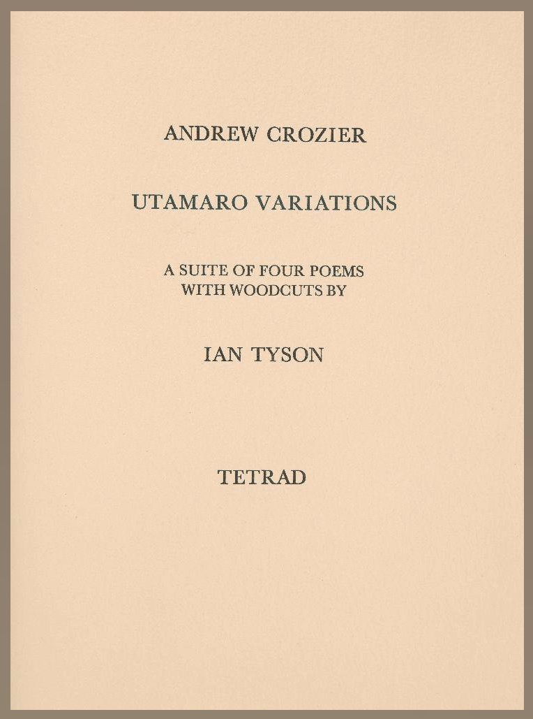 Ian Tyson - Utamaro Variations - BARNBURY