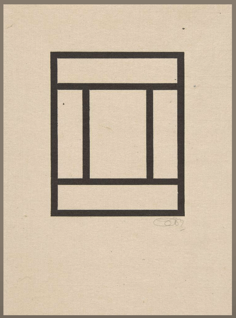 Ian Tyson - Utamaro Variations Woodcut Print Barnbury