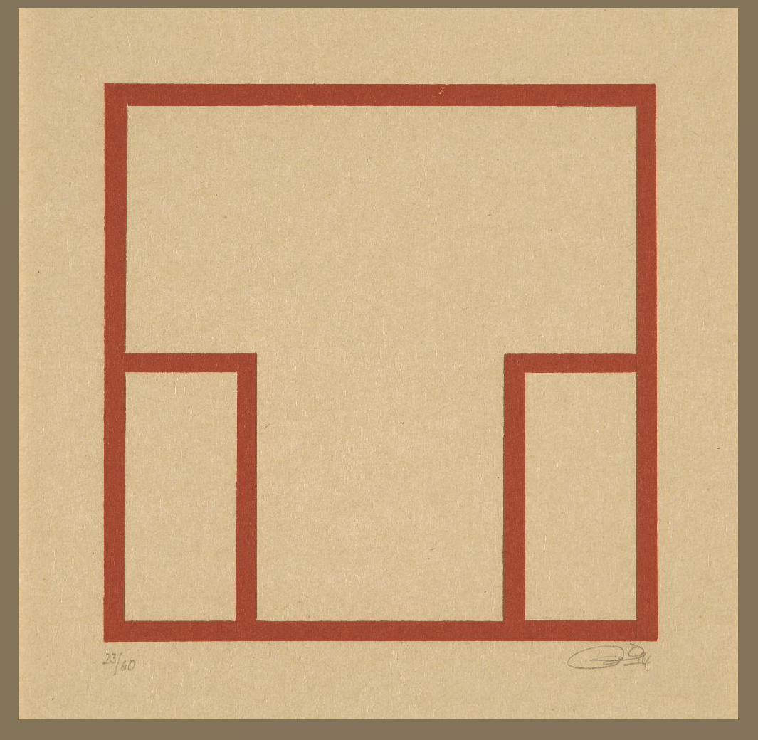 Ian Tyson - Zen Woodcut Print Barnbury