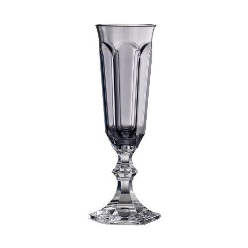 Mario Luca Giusti Dolce Vita Flute - Grey Synthetic Crystal Glass Mario Luca Giusti