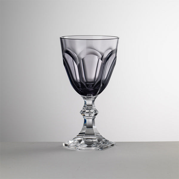 Mario Luca Giusti Dolce Vita Water Glass - Grey Synthetic Crystal Glass Mario Luca Giusti