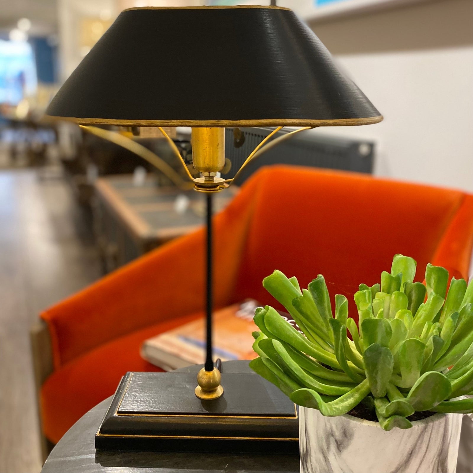 Sophie Table Lamp - Black - BARNBURY