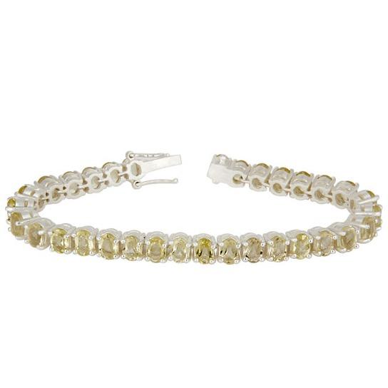 Sterling silver lemon topaz tennis bracelet Bracelet Barnbury