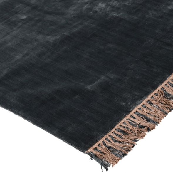 Whistler Handloom Petrol Blue Rug Rug Barnbury