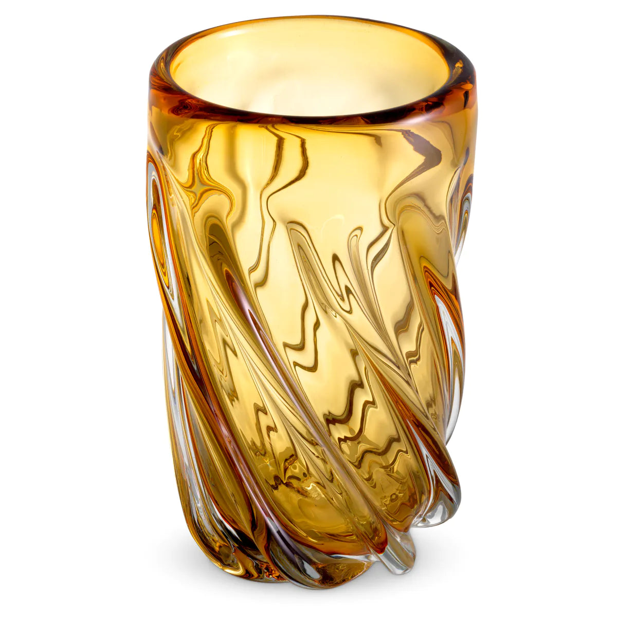 Large Amber Angelito Vase