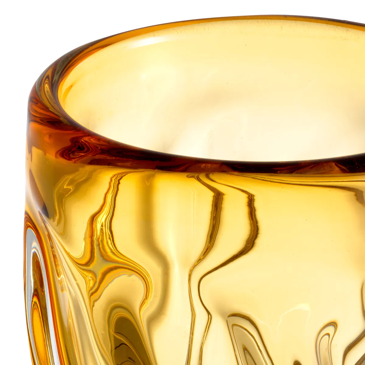 Large Amber Angelito Vase