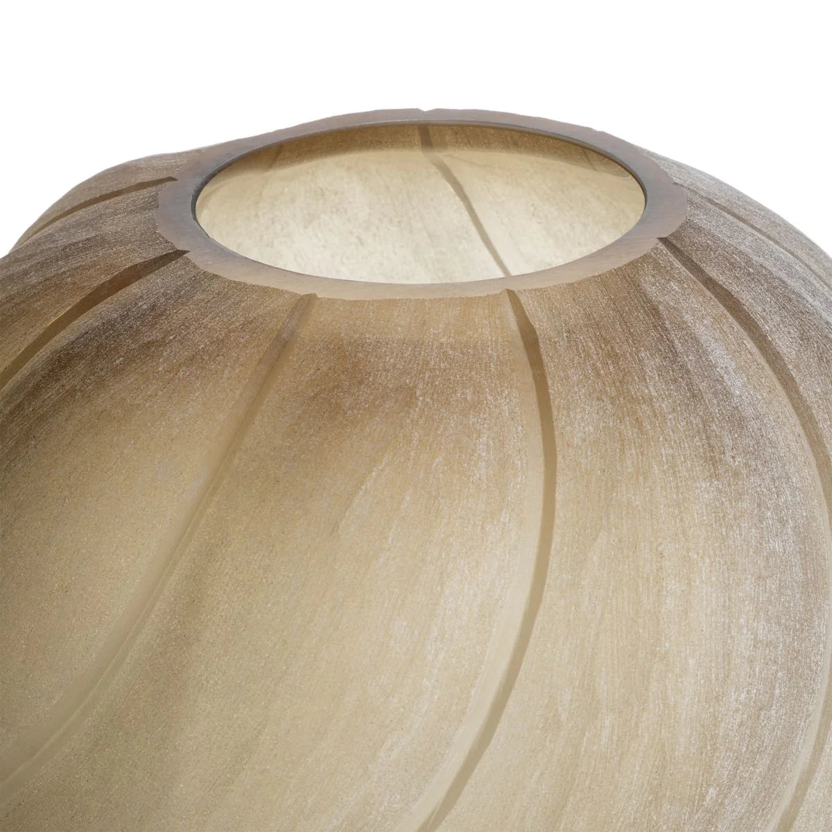 Sicilia Small Vase - Frosted Light Brown