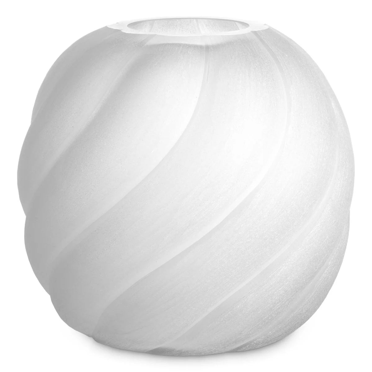 Sicilia Large Vase - Frosted White