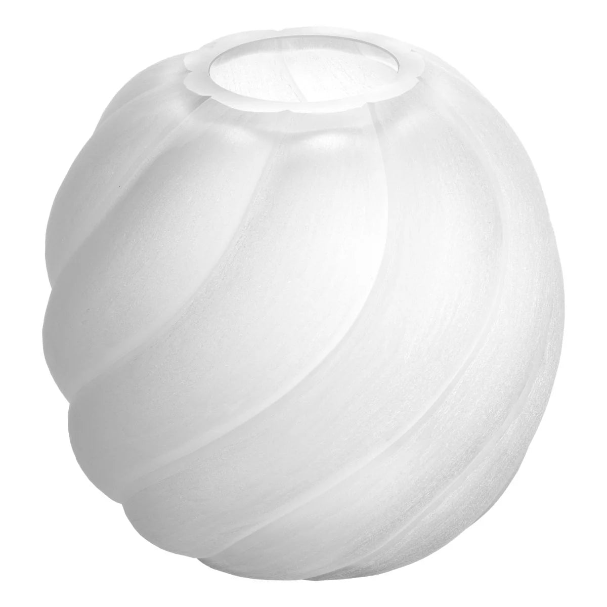 Sicilia Large Vase - Frosted White