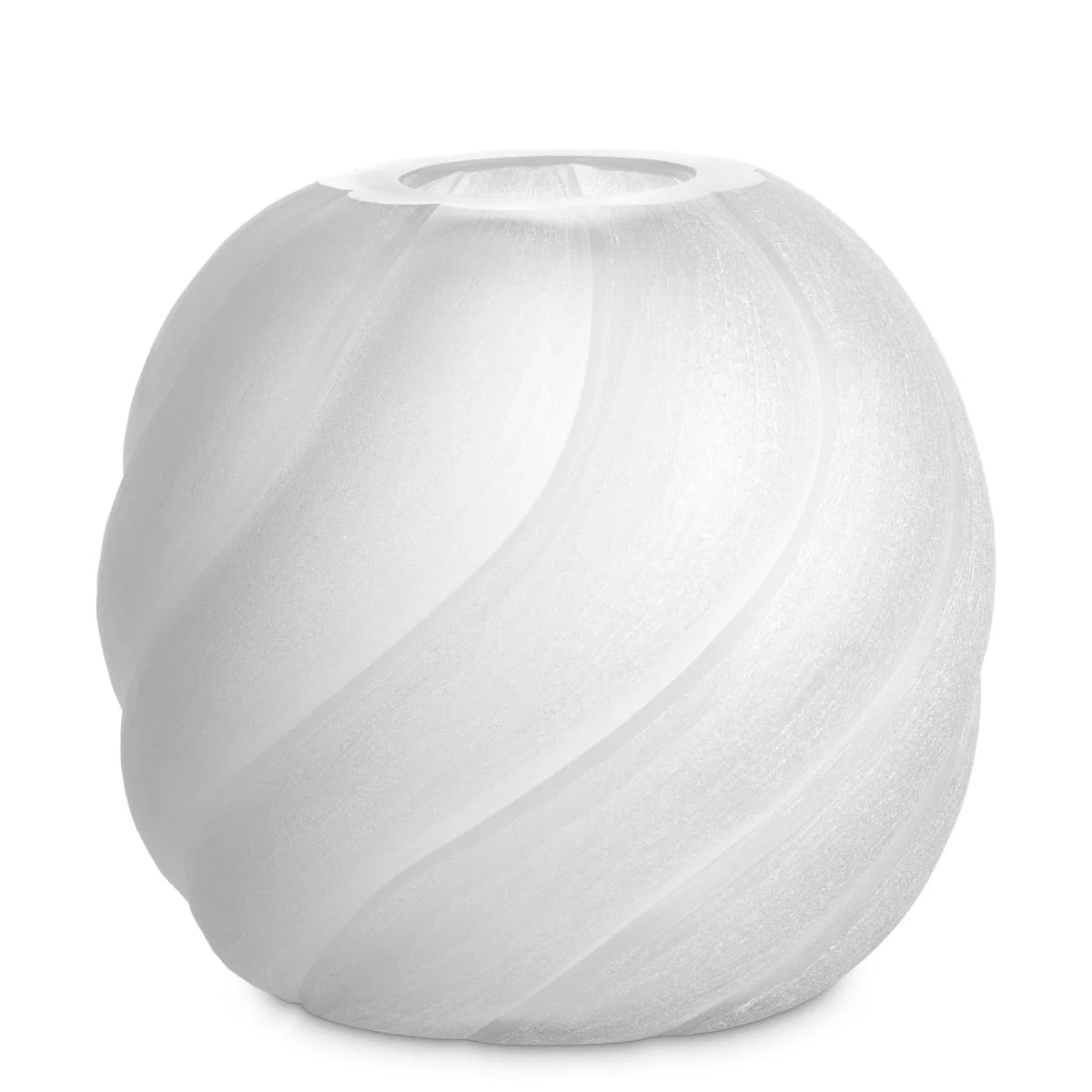 Sicilia Small Vase - Frosted White