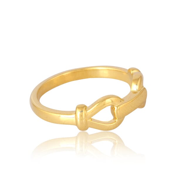 18ct Gold Vermeil Band Ring - BARNBURY