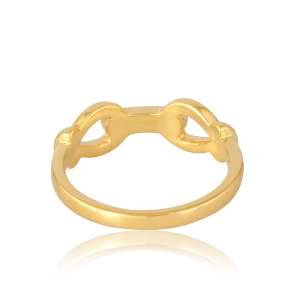 18ct Gold Vermeil Band Ring - BARNBURY