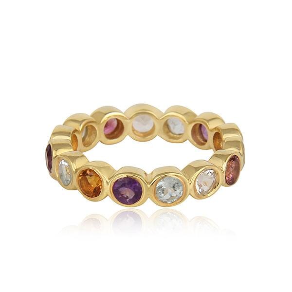 18ct Vermeil Multi Gemstone Ring - BARNBURY