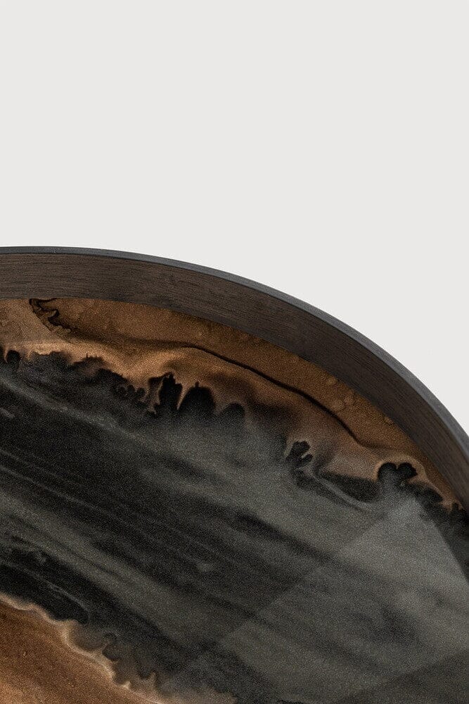 Large Bronze Organic Tray Serving Trays Ethnicraft 