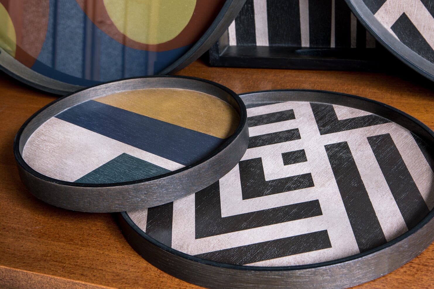 Geo Study Valet Tray Valet Tray Ethnicraft 