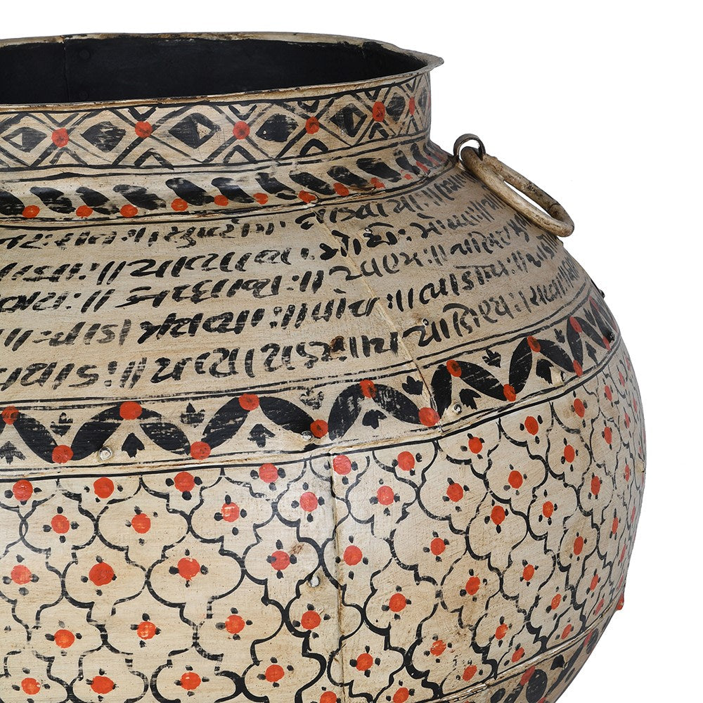 Medium Hand Painted Indian Matka